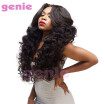Long Soft Bouncy Curly Heat Resistant Fiber Hair Natural Black 1B Color Glueless Synthetic Women Wigs
