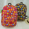 New Fashion Cartoon Cute Emoji School Backpack Bookbag Casual Travel Shoulder Bag