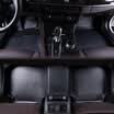 Xinjian Xinjian all surrounded by double-layer wire ring car mats thick wear-resistant leather special custom-made mats manufacturers straight hair brown
