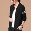 City plus CITYPLUS 2017 autumn&winter new women&39s clothing wild loose baseball jacket jacket long sleeve short jacket CWWT178456 black XL