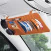 Molong car cd clip car cd package multi-purpose sun visor cover storage sleeve CD disc disc storage bag black