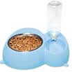 Hanhan Paradise Cat Bowl Bowl Dog Bowl Cat Basin Pet Drinking Water Feeding Double Bowl Cat Food Pot Cat Grain Cookies Dog Supplies Automatic Water Thicker Powder