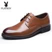Playboy PLAYBOY ESTABLISHED 1953 Men&39s classic lace business casual shoes wedding shoes round dress shoes men&39s shoes 6CW513009D02 brown 39