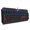 ET ET K5 104 key mixed light running horse full key no punch mechanical keyboard black black axis