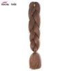 Ishow 24inch Synthetic Braiding Hair Pure Color HighTemperature KanekalonJumbo Braid Hair Extensions Crochet Yaki Texture 1pc100g