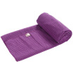 Pierre Yoga is a dense fiber non-slip particles yoga shop towel deep purple