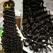 Hot Sale Brazilian Deep Wave Hair Grade 8A Virgin Brazilian Deep Wave Curly 3Bundles Human Hair No Tangle No Shedding
