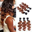 Top Quality Brazilian Body Wave Human Virgin Hair T1B30 Blonde Hair 100 Human Raw Hair Extension 4 Bundles Deal