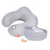 Gigi GiGi car U-pillow pillow pillow pillow pillow pillow pillow pillow NE-003 elastic latex cotton leisure neck pillow silver