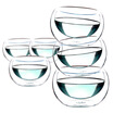 Jingdong Supermarket heisou 30ml double heat-resistant glass cups men&women transparent home office with water cups 6 loaded KC-16