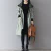 City plus CITYPLUS 2017 autumn&winter new women&39s fashion in the long coat coat camouflage casual windbreaker CWWT179373 army green L