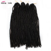 100 Handmade Synthetic Dreadlocks 20inch Double Ended Hair Extensions Black Braiding Hair Dreads