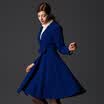 Rebecca Marc Rebecca fashion in the long coat coat female 55020A sapphire blue L