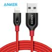 Anker Anke MFi certification 76 5s Apple data line 09 meters red pull car phone charger line power cord support iphone5 6s 7P SE ipad air mini
