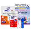Bayer BAYER Byron blood glucose test strips including 50 strips&lancets near term