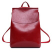 Fashion women PU Leather Backpack packsack Waterproof Leather Travel Bag Notebook Rucksack