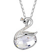 Austrian Crystal Necklace Pendants for Women Mother Girl Gifts Fashion Jewelry Swan Pendants High Quality 5537