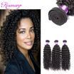 Indian human hair weaving curly human hair extensions 3 bundles unprocessed human hair
