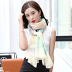 STORY Of SHANGHAI Ladies Woolen Scarf Warm & Warm Scarf Shawl Elegant Striped Pink