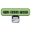 Huashi Auto Accessories Luminous Stop Signs Mobile Phones Cars Temporary Parking Cards Phone Numbers Message Parking Car Cards Modified Special Car Accessories Luminous Blue
