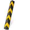 Tang Chi CT reflective wall corner long rubber plastic corner guard bumper parking lot underground garage corner line corner protector traffic facilities right angle length 80cm thick 6mm