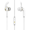 QCY QM04 Dynamic Headphone Stereo In-Ear Wired Headphone Mobile Headset with Wheat&Wire Control Mobile Phone General White