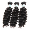 Brazilian Deep Wave Human Hair Natural Curl After Wash Wholesale Price Unprocessed Virgin Hair 3 Bundles Deep Extensions