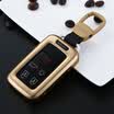 Di Galen 17 new Volvo S60 special metal key shell Volvo xc60 s80L V60 V40 car key case leather keychain platinum gray