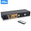 eKL KVM switch 2 port USB multi-computer VGA switcher video KVM manual two in one out shared mouse&keyboard display printer sharing device 21A