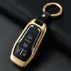 Huafu Ford Key Bag Explorer Taurus Mustang Key Bag Buckle Case Moonlight Silver - Gift Box Smart B