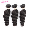 Alot Hair Products 7A Brazilian Virgin Human Hair 3 bundles Loose wave Hair Extensions 300 grams Lot