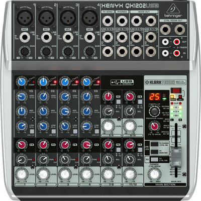 Behringer QX1202USB Mixer (Sound Mixer / Audio Mixer / King Personal Recording Business Stage Stage Performance и т. Д.)
Behringer QX1202USB Mixer (Sound Mixer / Audio Mixer / King Personal Recording Business Stage Stage Performance и т. Д.)