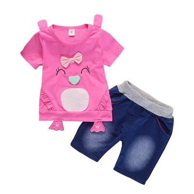 Baby Girls Clothing Sets New Summer Girls Cothes Children Clothing Cartoon Print Penguin Short TopShortPants Suit 0-4T
Baby Girls Clothing Sets New Summer Girls Cothes Children Clothing Cartoon Print Penguin Short TopShortPants Suit 0-4T