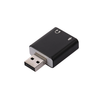 Aluminum alloy USB External Stereo Sound Adapter USB Audio Sound Card Virtual 71 Microphone Converter with 35mm Jack for Mac OSX
Aluminum alloy USB External Stereo Sound Adapter USB Audio Sound Card Virtual 71 Microphone Converter with 35mm Jack for Mac OSX