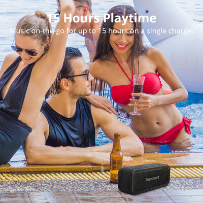 Tronsmart Element Force Bluetooth 50 Portable Speaker 40W IPX7 Waterproof TWS Stereo Sound Wireless Speaker 15H Playtime Support
Tronsmart Element Force Bluetooth 50 Portable Speaker 40W IPX7 Waterproof TWS Stereo Sound Wireless Speaker 15H Playtime Support