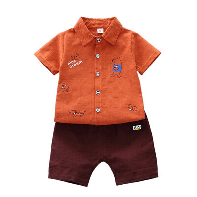 Fashion Boys Clothes Summer Short Sleeve Cartoon Print Tops T-shirtShorts Casual Outfits Sets
Fashion Boys Clothes Summer Short Sleeve Cartoon Print Tops T-shirtShorts Casual Outfits Sets