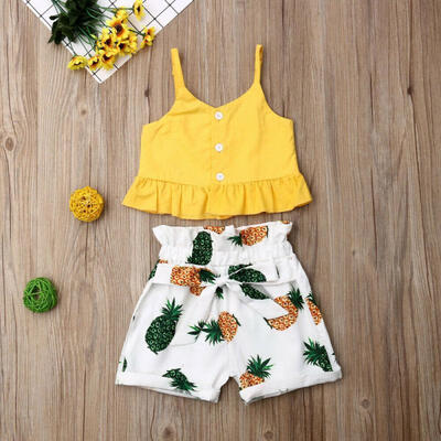 UK Toddler Kid Baby Girl Clothes Sling Tops Vest Pineapple Shorts Holiday Outfit
UK Toddler Kid Baby Girl Clothes Sling Tops Vest Pineapple Shorts Holiday Outfit