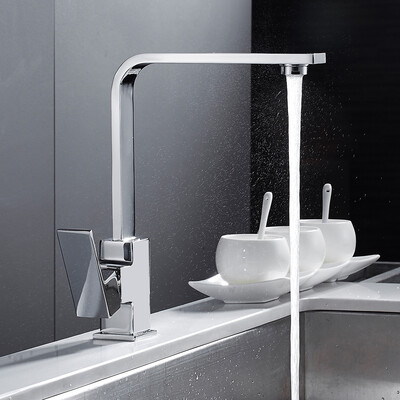 Chrome Square Kitchen Faucet Sink Mono Bloc Single Lever Swivel Spout Brass Cold Hot Mixer Water Tap Kitchen Sink Faucet
Chrome Square Kitchen Faucet Sink Mono Bloc Single Lever Swivel Spout Brass Cold Hot Mixer Water Tap Kitchen Sink Faucet