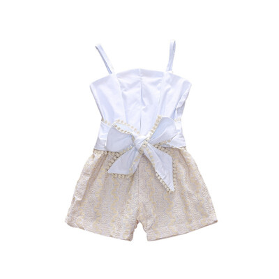 Summer Children Cute Jumpsuits Baby Girls Sleeveless Sling Bowknot Jumpsuit for Toddler Kids Romper Clothes
Summer Children Cute Jumpsuits Baby Girls Sleeveless Sling Bowknot Jumpsuit for Toddler Kids Romper Clothes