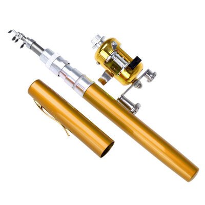 New Metal Portable Pocket Telescopic Mini Fishing Pole Pen Shape Folded Fishing Rod With Reel Wheel Hot Sale Dropshipping
New Metal Portable Pocket Telescopic Mini Fishing Pole Pen Shape Folded Fishing Rod With Reel Wheel Hot Sale Dropshipping