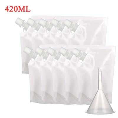 10pcs Full Transparent Disposable Juice Pouch With Oblique Funnel Wine Flask Pouch Storage Bags For Party Beverage 250ml-500ml
10pcs Full Transparent Disposable Juice Pouch With Oblique Funnel Wine Flask Pouch Storage Bags For Party Beverage 250ml-500ml