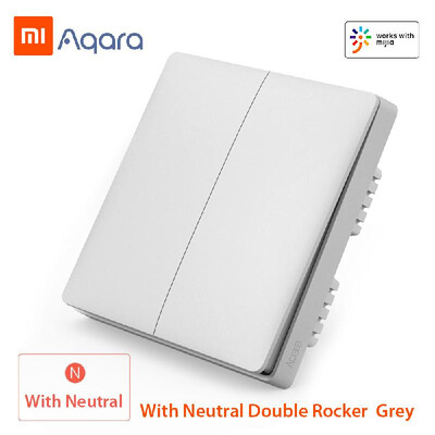 Xiaomi Aqara QBKG04LM Smart Wall Switch Smart Wi-Fi Control Lighting from Anywhere Home Smart Wall Touch APP Home Device Remote Co
Xiaomi Aqara QBKG04LM Smart Wall Switch Smart Wi-Fi Control Lighting from Anywhere Home Smart Wall Touch APP Home Device Remote Co
