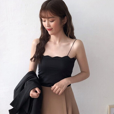 Summer Sexy Camis Women Crop Top Sleeveless Lacework Shirt Sexy Slim Lady Bralette Tops Strap Skinny Knitted Camisole
Summer Sexy Camis Women Crop Top Sleeveless Lacework Shirt Sexy Slim Lady Bralette Tops Strap Skinny Knitted Camisole