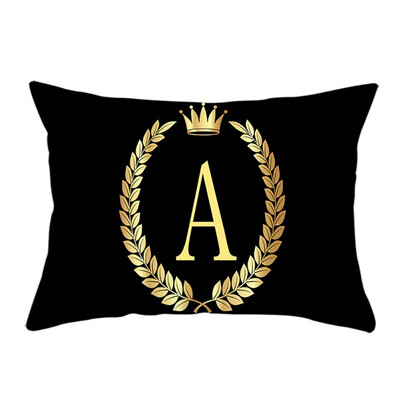 Black Rectangular Crown A to I Letters Pillow Case Soft Peach Velvet Decorative Pillowcase for Home
Black Rectangular Crown A to I Letters Pillow Case Soft Peach Velvet Decorative Pillowcase for Home