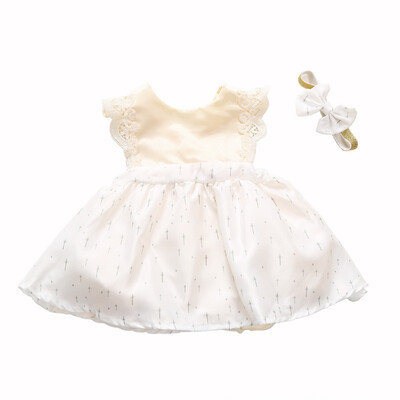 Summer Baby Children 6M-4Y Girl Sleeveless Cotton Dress Sets Cute Solid Color Comfortable Lace Decoration DressBowknot Headband
Summer Baby Children 6M-4Y Girl Sleeveless Cotton Dress Sets Cute Solid Color Comfortable Lace Decoration DressBowknot Headband
