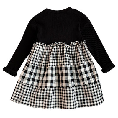 Children Toddlers Girls Spring Long Sleeve Princess Sweet Cotton Stitching Plaid Print Sweet Cute Dress Baby Girls Dress
Children Toddlers Girls Spring Long Sleeve Princess Sweet Cotton Stitching Plaid Print Sweet Cute Dress Baby Girls Dress