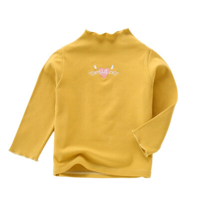 Soft Childrens Girls Autumn Winter Fashion Casual Love Pattern Embroidery High-collar Long Sleeves Shirt Top
Soft Childrens Girls Autumn Winter Fashion Casual Love Pattern Embroidery High-collar Long Sleeves Shirt Top