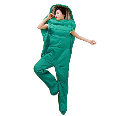 Humanoid Single Sleeping Bag Outdoor Camping Backpacking Travel Hiking Sleeping Bag with Zippered Holes for Arms
Humanoid Single Sleeping Bag Outdoor Camping Backpacking Travel Hiking Sleeping Bag with Zippered Holes for Arms