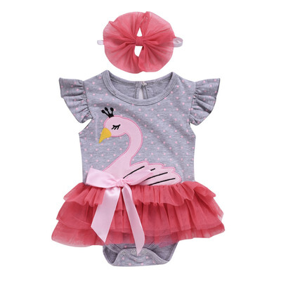 Baby Girls Mesh RompersHeadband 2pcs Set Polka Dot Embroidery Cute Swan Short Sleeve Rompers New Toddler Outfits 0-2Y
Baby Girls Mesh RompersHeadband 2pcs Set Polka Dot Embroidery Cute Swan Short Sleeve Rompers New Toddler Outfits 0-2Y
