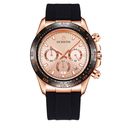 OCHSTIN Business Men Watch Silicone Strap Quartz Sport Wristwatch Calendar Fashion Casual Luminous Male Watches
OCHSTIN Business Men Watch Silicone Strap Quartz Sport Wristwatch Calendar Fashion Casual Luminous Male Watches